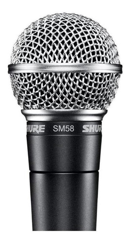 Micrófono Shure Sm Sm58-lc Dinámico Cardioide Gris Oscuro Color Gris oscuro/Plateado