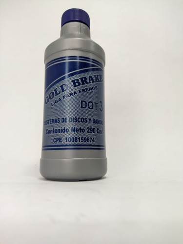 Liga De Frenos Dot 3 Marca Gold Brake