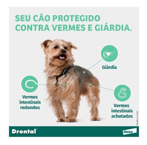 Kit 3 Cx Vermífugo Drontal Plus Cães 35kg - Total 6 Compr
