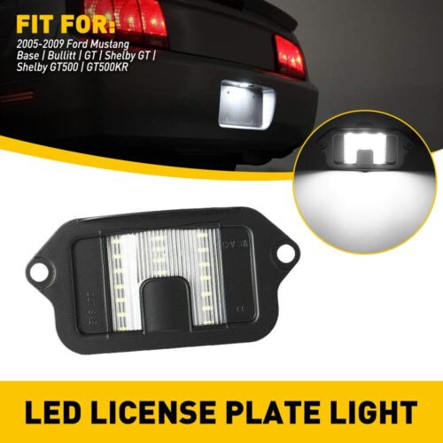 1 Led White License Plate Light For 05-09 Ford Mustang B Aab