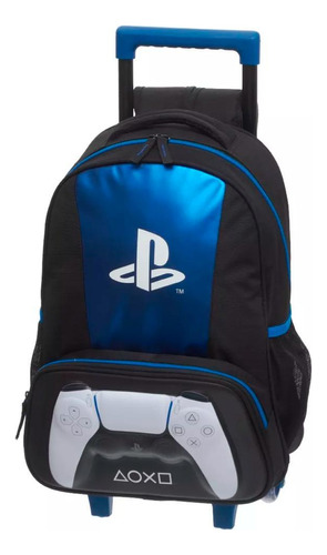 Mochila negra con ruedas para mando Playstation Dual Sense