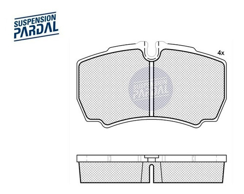 Pastillas De Freno Traseras Ford Transit Duales 11/... Lpr