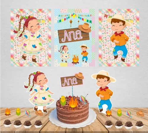 Kit Aniversário Decorativo Só Um Bolinho