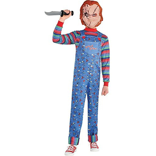 Disfraz De Chucky Niños Halloween, Child's Play, Inclu...