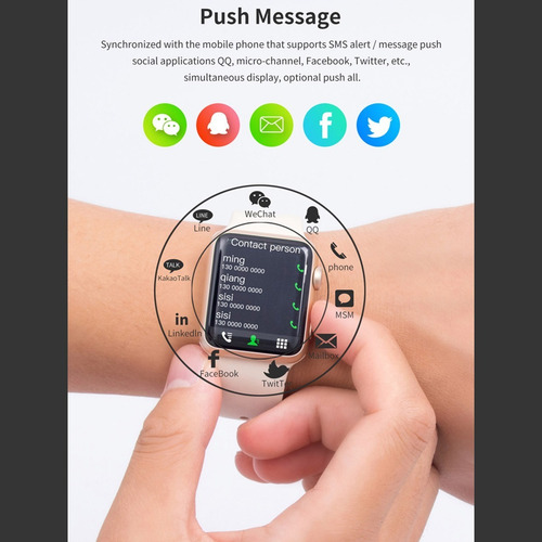 Imagen 6 de 8 de Smart Watch Reloj Inteligente Hw16 Touch Original Fralugio