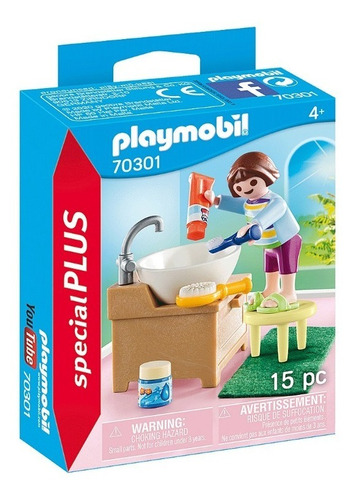 Playmobil Special Plus - Niña Con Lavabo - 70301