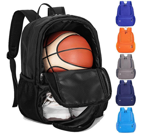 1 Mochila De Baloncesto Transpirable Con Compartimento De