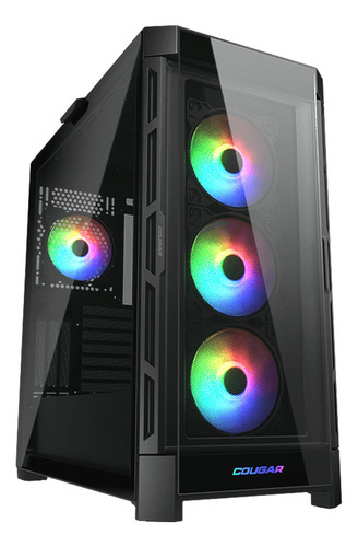 Gabinete Cougar Duoface Pro Rgb 4 Fanes Argb 120mm Vidrio Te