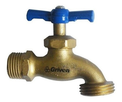 Llave Chorro Jardín 1/2 Bronce Griven