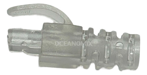 10 Pçs Capa Protetora Snap In Transparente P/ Conector Rj45
