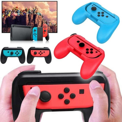 Grip Para Controles Joy-con Nintendo Switch Par Azul- Rojo