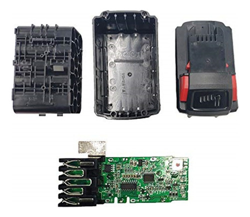 Pcb Con Caja De Batería Iones De Litio De 18v Para Milwaukee