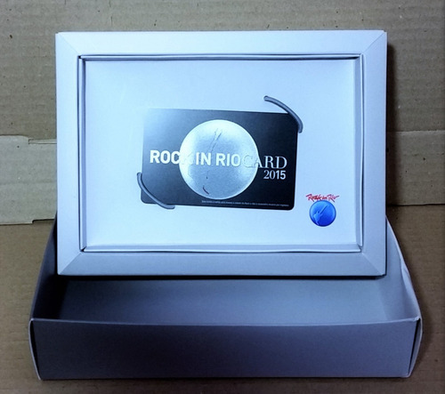 Tk0j Ingresso Card Show Rock N Rio 2015 Com Caixa