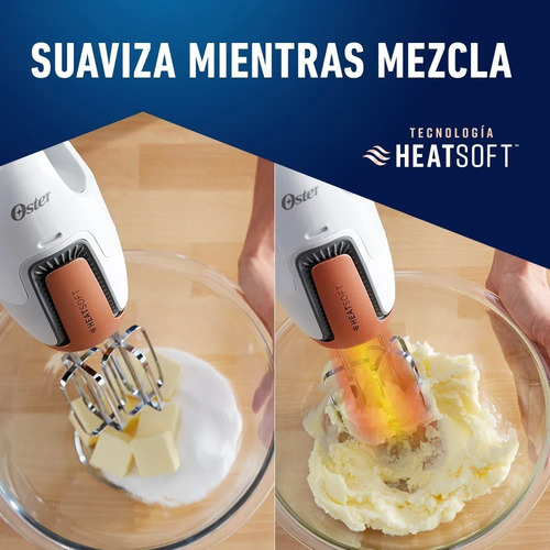 Batidora De Mano Oster Fpsthmamr-053 Tecnología Heatsoft
