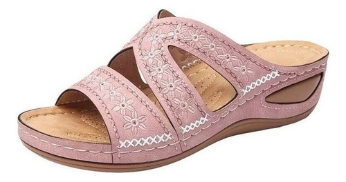 Sandalias De Verano De Cuña Prémium Ortopédicas Abiertas San