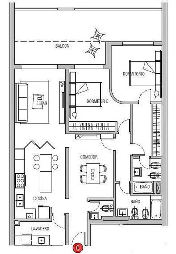 Imagen 9 de 25 de 2 Dormitorios Con Patio Y Amenities