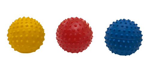 Pelotas Estimulacion Rehabilitacion Ejercicio Masajes Kit X3