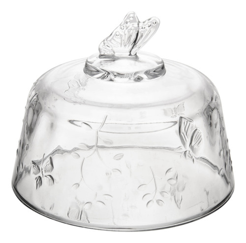Queijeira New Butterfly 19cm Cristal Ecológico - Lyor