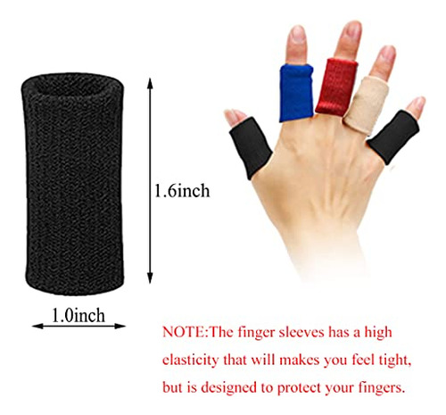 40 Protectores De Dedos Para El Pulgar, Férulas Elásticas Pa