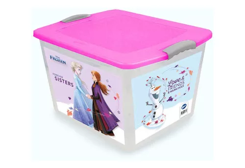 Caja organizadora Wenbox 45 litros 50x40x31 cm transparente