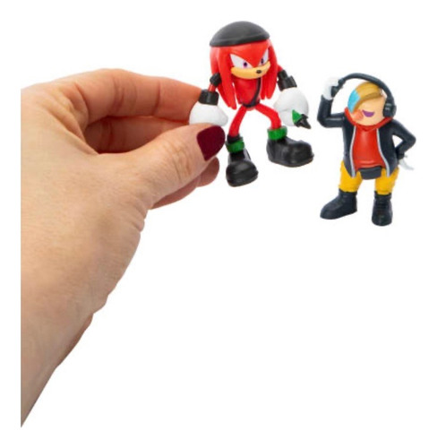 Muñecos Sonic Prime Set 2 Personajes 7 Cm Original Netflix