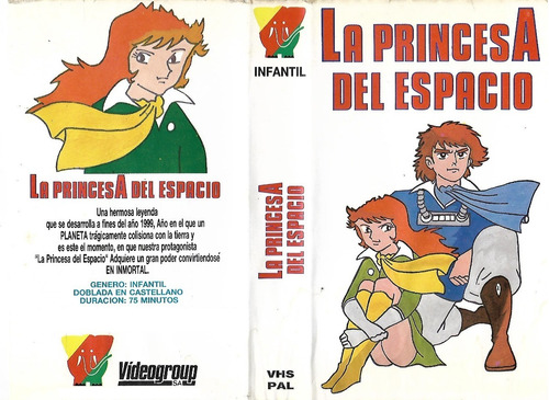 La Princesa Del Espacio Vhs Dibujos Animados Videogroup