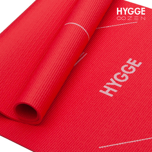 Imagen 8 de 10 de Colchoneta Yoga Mat Lineas Guia De Posicion Pvc 6mm + Correa