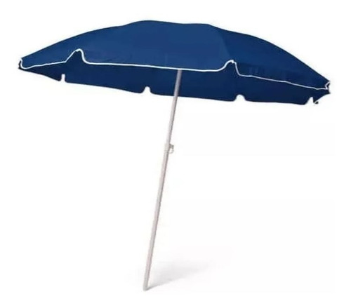 Sombrilla Para Jardin Ideal Para Tapar El Sol Lluvia 2.5m Color Azul