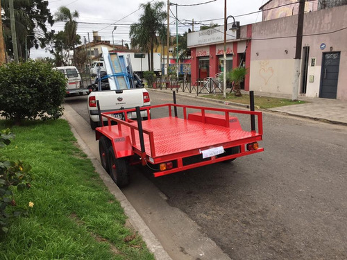 Trailers Batanes Doble Eje Cargas Generales 3000kg