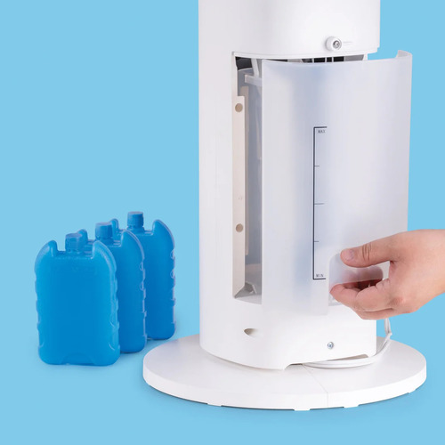 Ventilador De Torre Fresh Pro 3en1 Betterware Aromatiza 29 Cm 60 Blanco Blanco Abs 6
