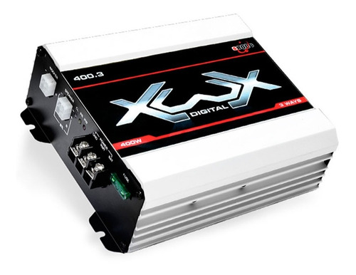 Modulo Amplificador De Som Boog Xwx 400.3 3 Canais 400w Rms