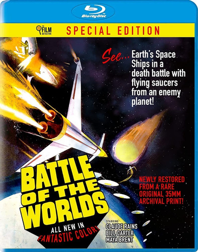 Blu Ray Battle Of The Worlds Film Detective Ingles 