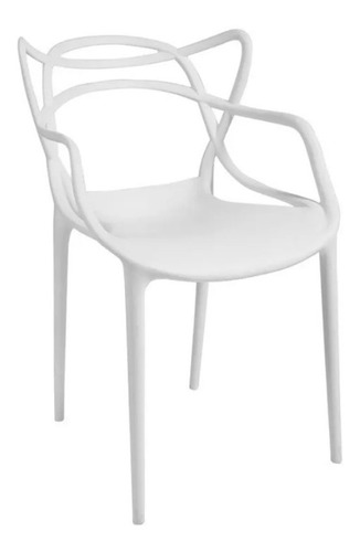 Silla Master Polipropileno Blanco Unican Hasta 160 Kg