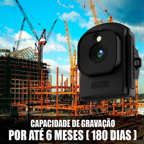 Câmera Time Lapse Tl 2300 Autonoma P/ Obras 1080p 180 Dias