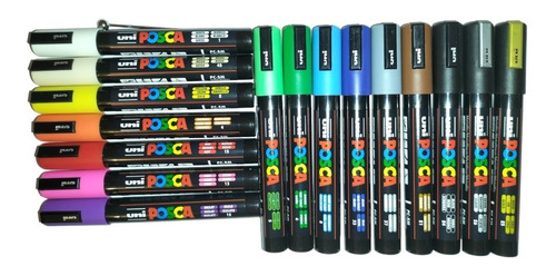 Posca Markers Uni Pc-5m 16 Colores