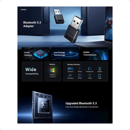 Adaptador Usb Bluetooth 5.3 Conectar Control Para Xbox | Ps5