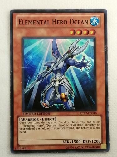 Super Yugioh Elemental Hero Ocean