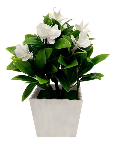 Planta Artificial Flor Con Maceta Colores M10 - Sheshu Home