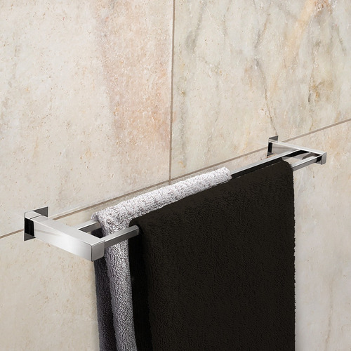 Toalheiro Duplo 60 Cm Aço Inox Ref: Qd0411