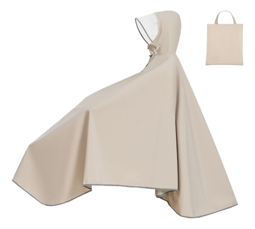 Poncho De Lluvia Para Bicicleta, Impermeable Con Capucha Par