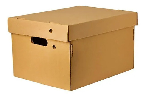 Caja De Archivo 40x36x26cm Carton Kraft