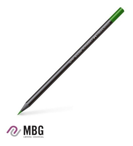 Imagen 2 de 3 de Lápices De Colores Faber Castell Súpersoft X12 + 2 Grafito