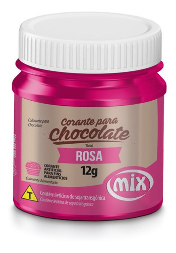 Colorante Alimentario Liposoluble Chocolates Rosa Sin Gluten