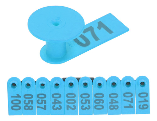 Etiquetas Numeradas Para Orejas Para Ovejas, Cabras Y Animal