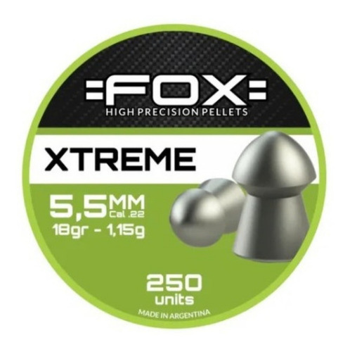 Balines Xtreme Np 5,50mm X 250 Unid.