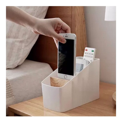 Imagen 8 de 8 de Organizador Nordico Escritorio Maquillaje Bambu 4 Div Cocina