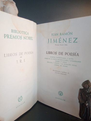 Libros De Poesía T° 1 - Juan Ramón Jimenez - Aguilar (Usado)