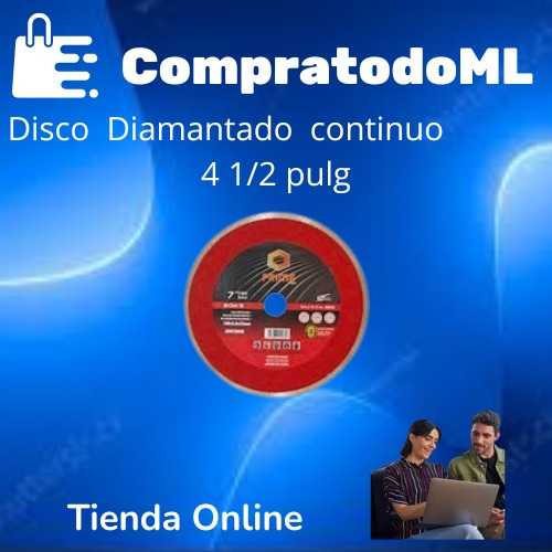 Disco Diamantado Continuo 4 1/2 PuLG