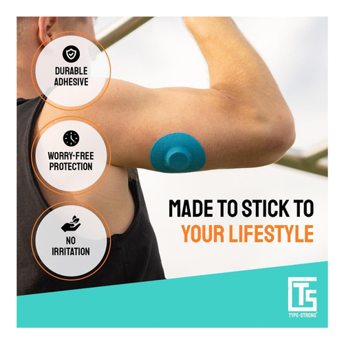 Tipo Strong Freestyle Libre 3 Sensor Cubiertas, Parches Para