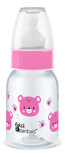 Biberón First Essentials 120ml Rosa 0+ - Bebés Y Niños